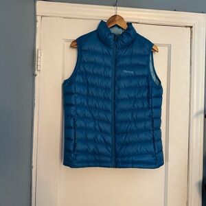Marmot NWOT Teal Quilted Vest